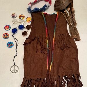 Willie Nelson Groovy 70s Hippie Halloween Costume